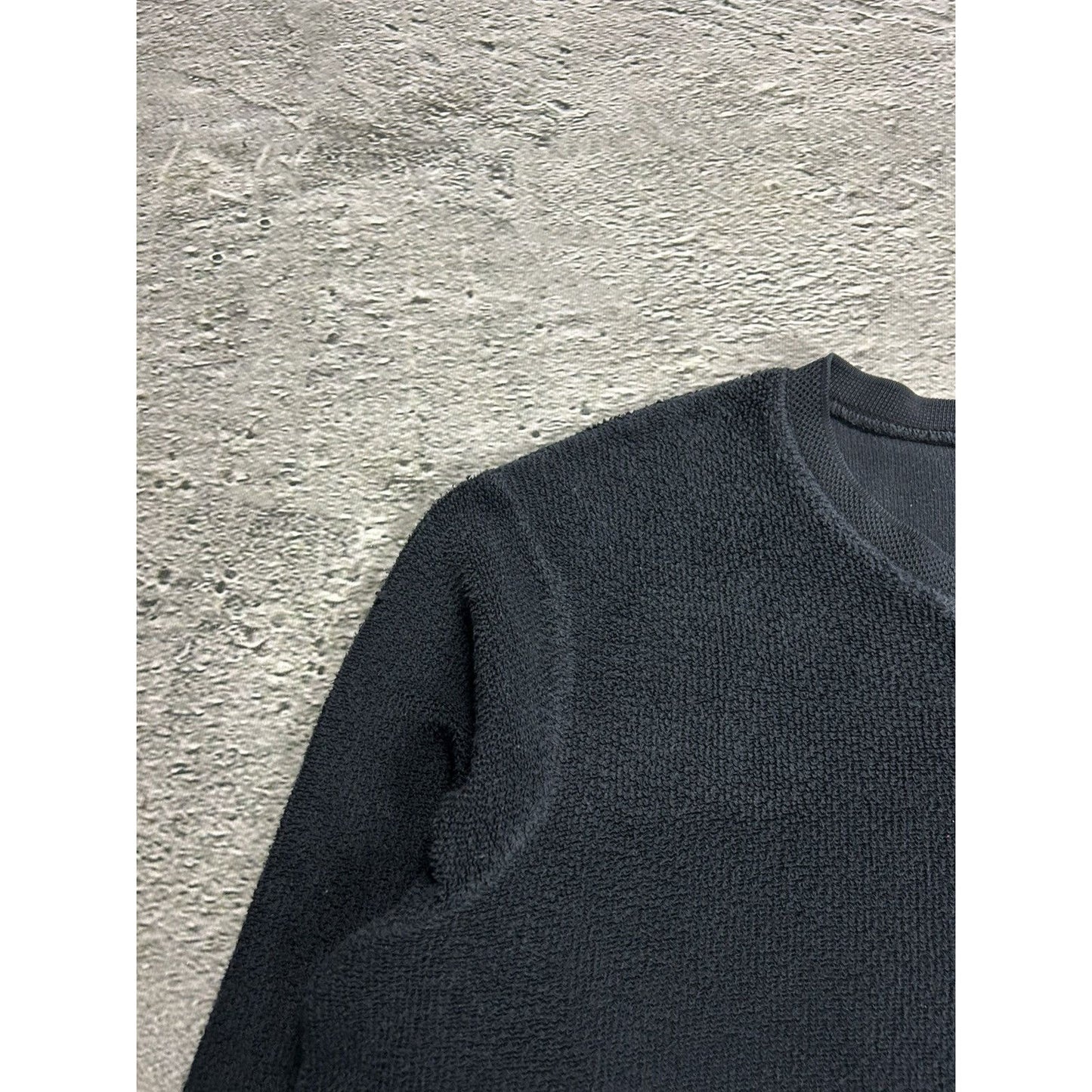 Acne sweatshirt black washed archival vintage style Y2K