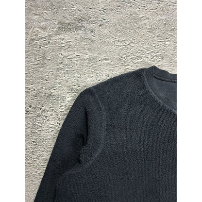 Acne sweatshirt black washed archival vintage style Y2K