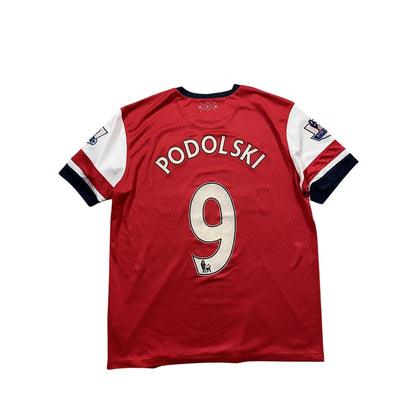 Podolski Arsenal Jersey Nike 2012/14 fly emirates Red