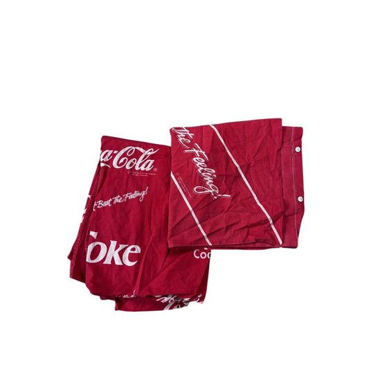 Coca Cola vintage sheets 90s berdom red fullprint