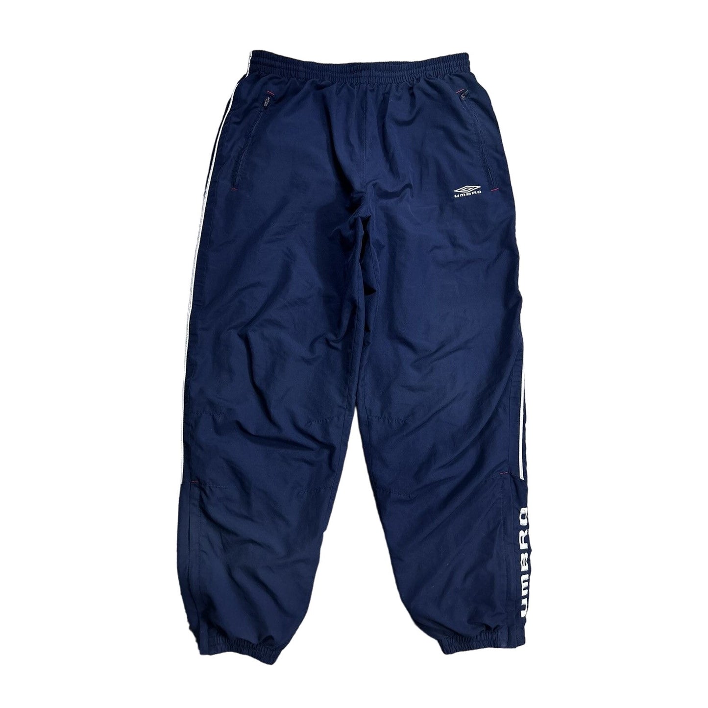 Umbro navy nylon track pants vintage baggy