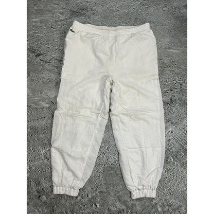 Lacoste track suit vintage white pants windbreaker 90s
