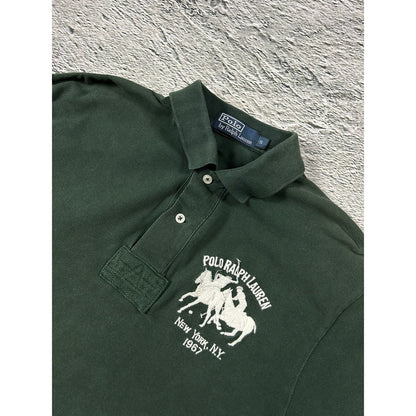 Chief Keef Polo Ralph Lauren Polo green white big pony Y2K