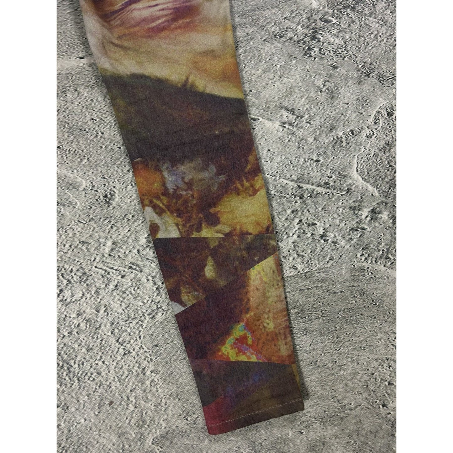 Diesel jeans skinny slim print flowers Y2K grey