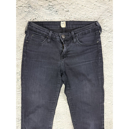 Lee skinny jeans denim pants Y2K black