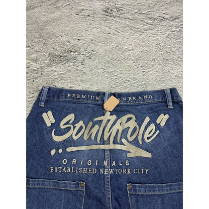 Southpole Jeans vintage big logo skate hip hop denim pants