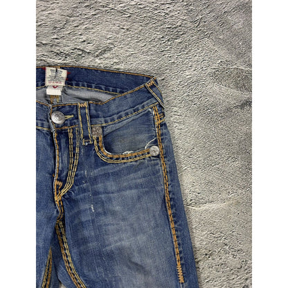 RARE True Religion jeans gold stitching Y2K Bobby Super QT