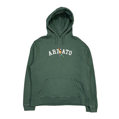 Axel Arigato hoodie green ivy bee bird big logo collage