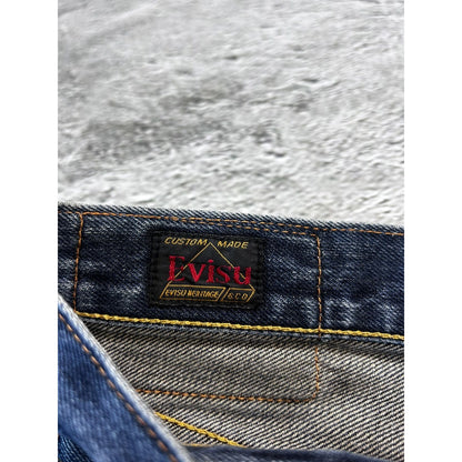 Evisu jeans daicock big logo white selvedge denim Japan