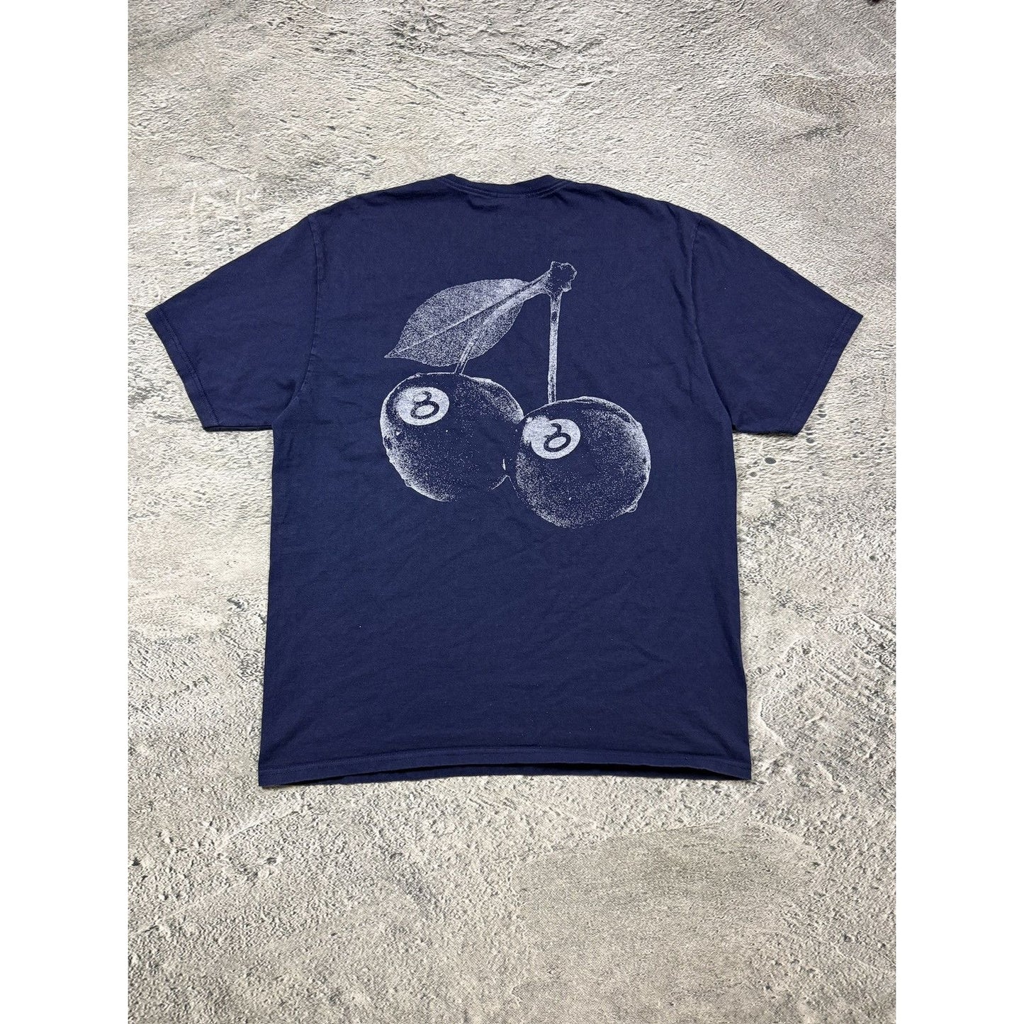 Stussy t-shirt navy vintage cherry