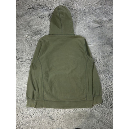 Supreme hoodie The Most Hooded light olive red big logo FW19
