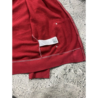 True Religion zip hoodie red big logo buddha horseshoe
