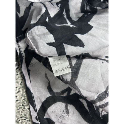 Gucci shirt white black abstract longsleeve Tom Ford era