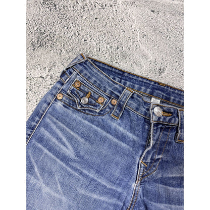True Religion mini shorts blue vintage Y2K