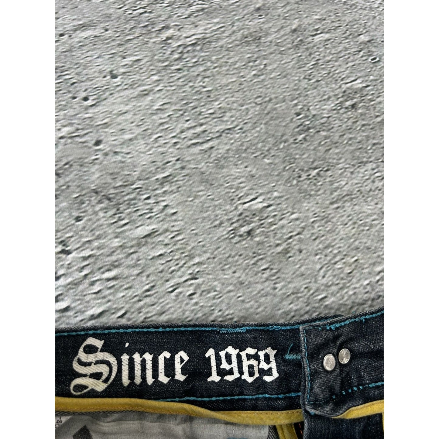 Coogi jorts denim shorts vintage embroidery Y2K