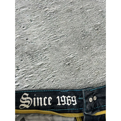 Coogi jorts denim shorts vintage embroidery Y2K