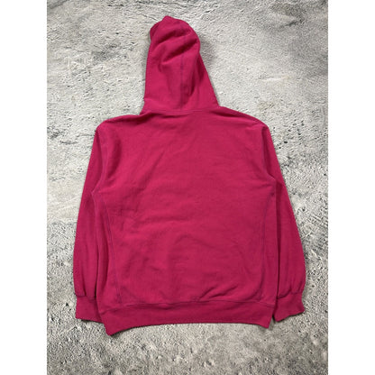 Supreme reverse Tag Hoodie fuchsia pink