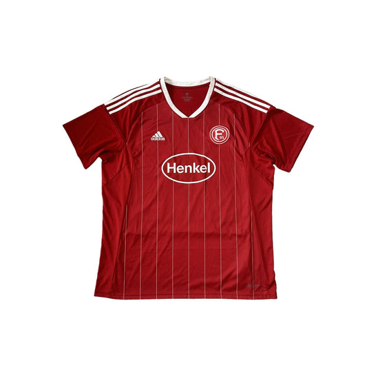 Fortuna Düsseldorf jersey red Henkel 22/23 home kit adidas