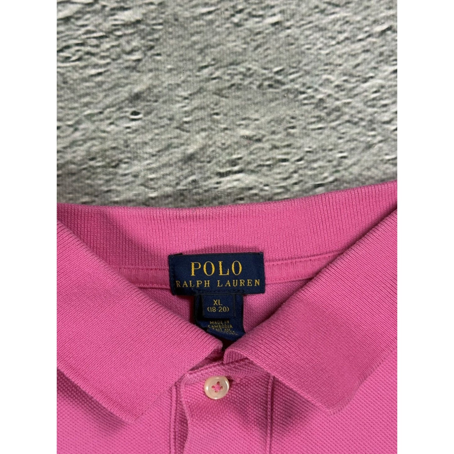 Chief Keef Polo Ralph Lauren vintage pink polo T-shirt big pony