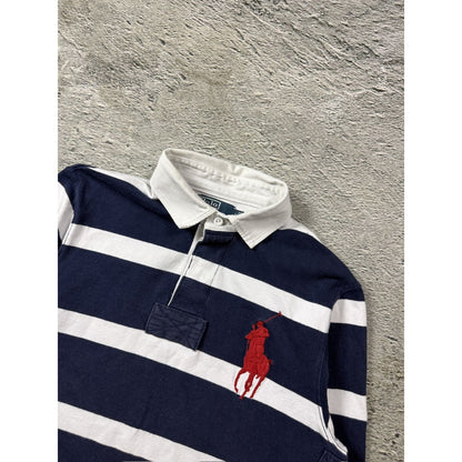 Chief Keef Polo Ralph Lauren big pony striped navy white