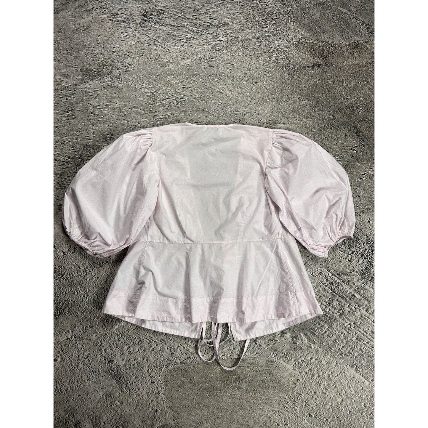 Ganni shirt button-up pink