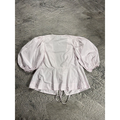Ganni shirt button-up pink
