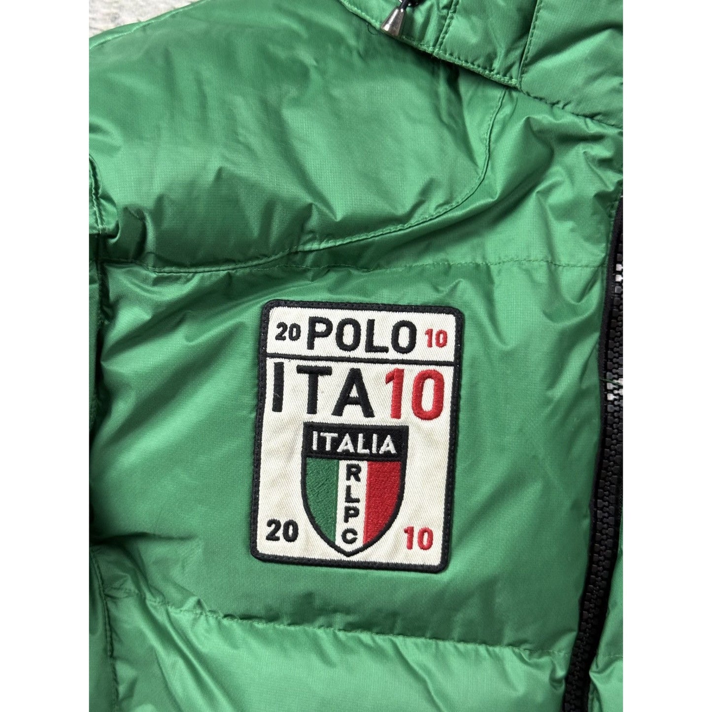 Chief Keef Polo Italy Ralph Lauren Puffer Down Jacket green