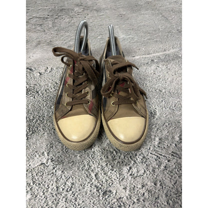 Burberry canvas low shoes Nova Check beige