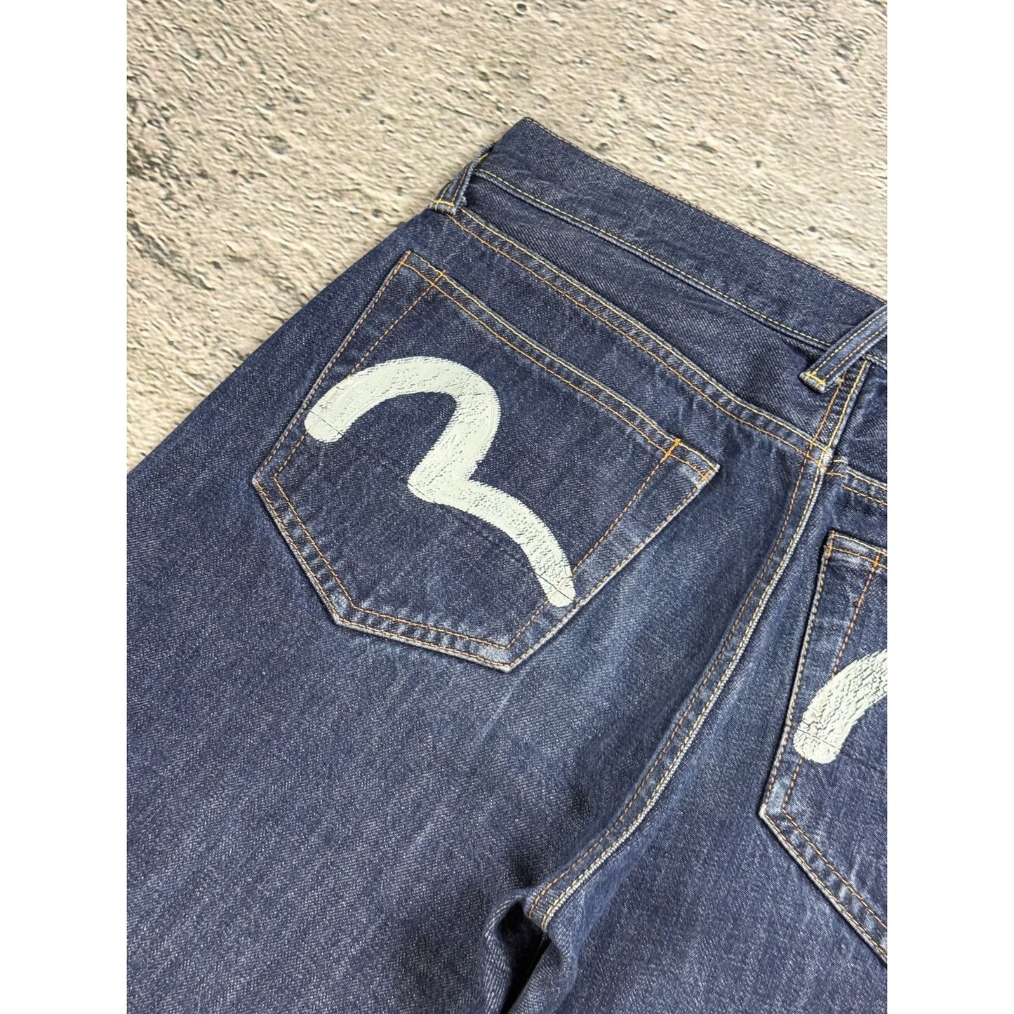 Evisu jeans vintage seagull logo selvedge