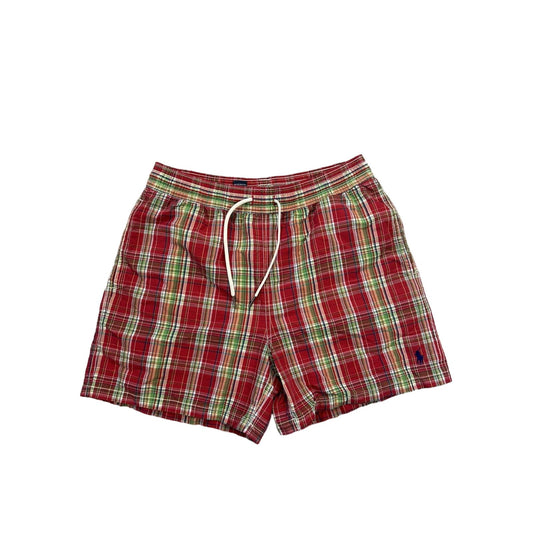 Polo Ralph Lauren shorts trunks checkered red multicolor