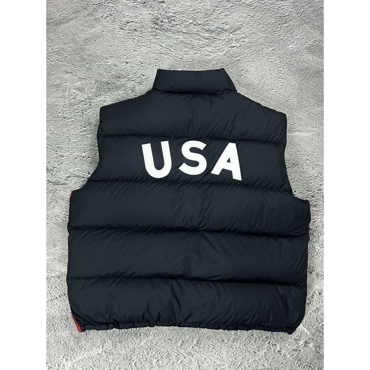 Chief Keef Polo Ralph Lauren vintage puffer vest black USA