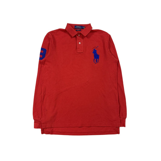 Chief Keef Polo Ralph Lauren big pony longsleeve red