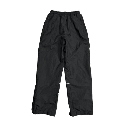 Reebok nylon track pants parachute black Y2K reflective