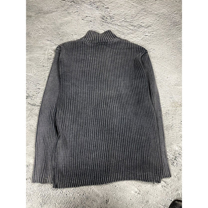 Diesel zip sweater grey vintage avant garde big logo