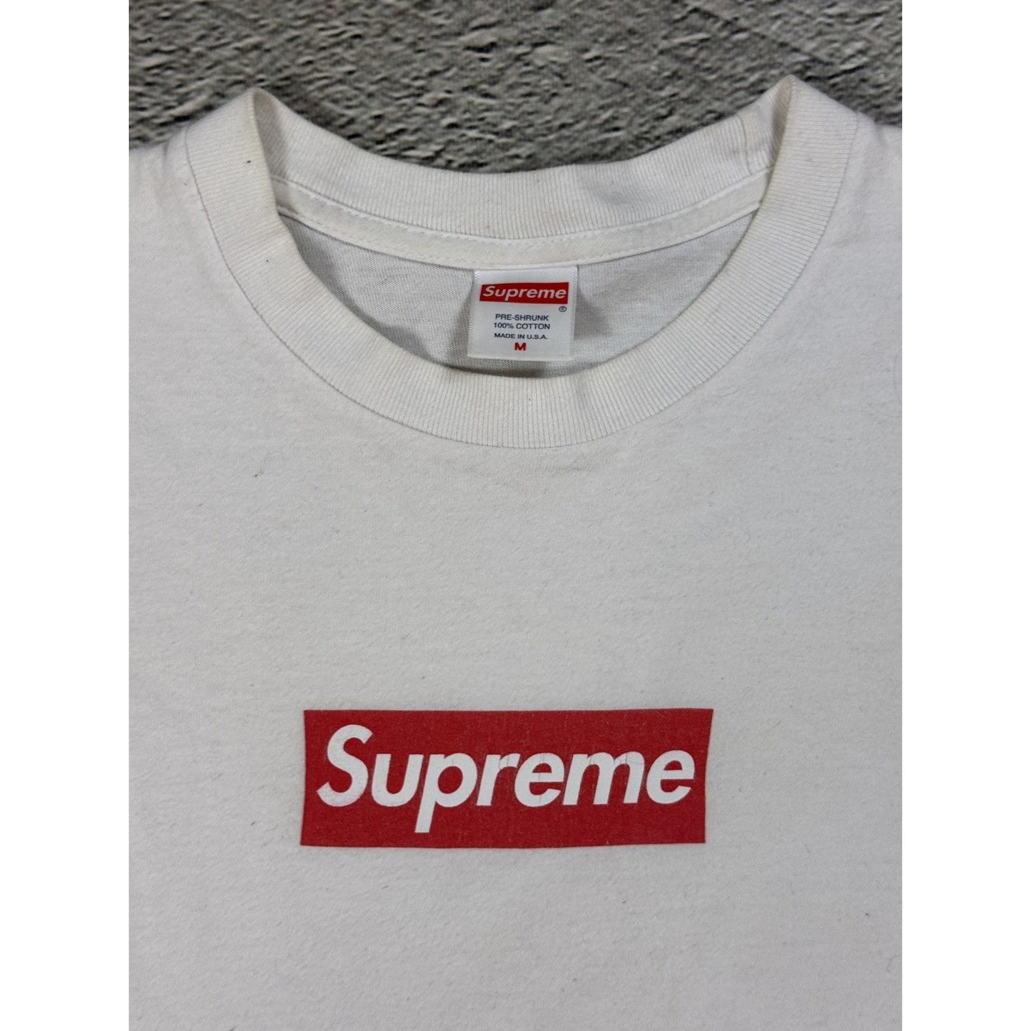 Supreme Bogo Long Sleeve Tee FW20 white