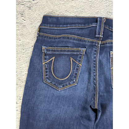 True Religion vintage skinny jeans slim Stella stitching