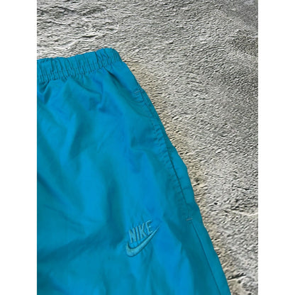 80s Nike vintage blue track pants small logo turquoise