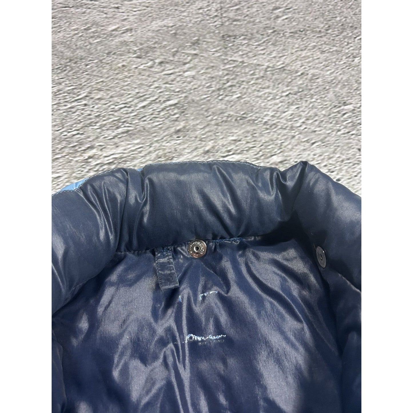 90s Moncler vintage baby blue puffer jacket