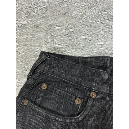 Evisu jeans black big logo Before Anyone white selvedge