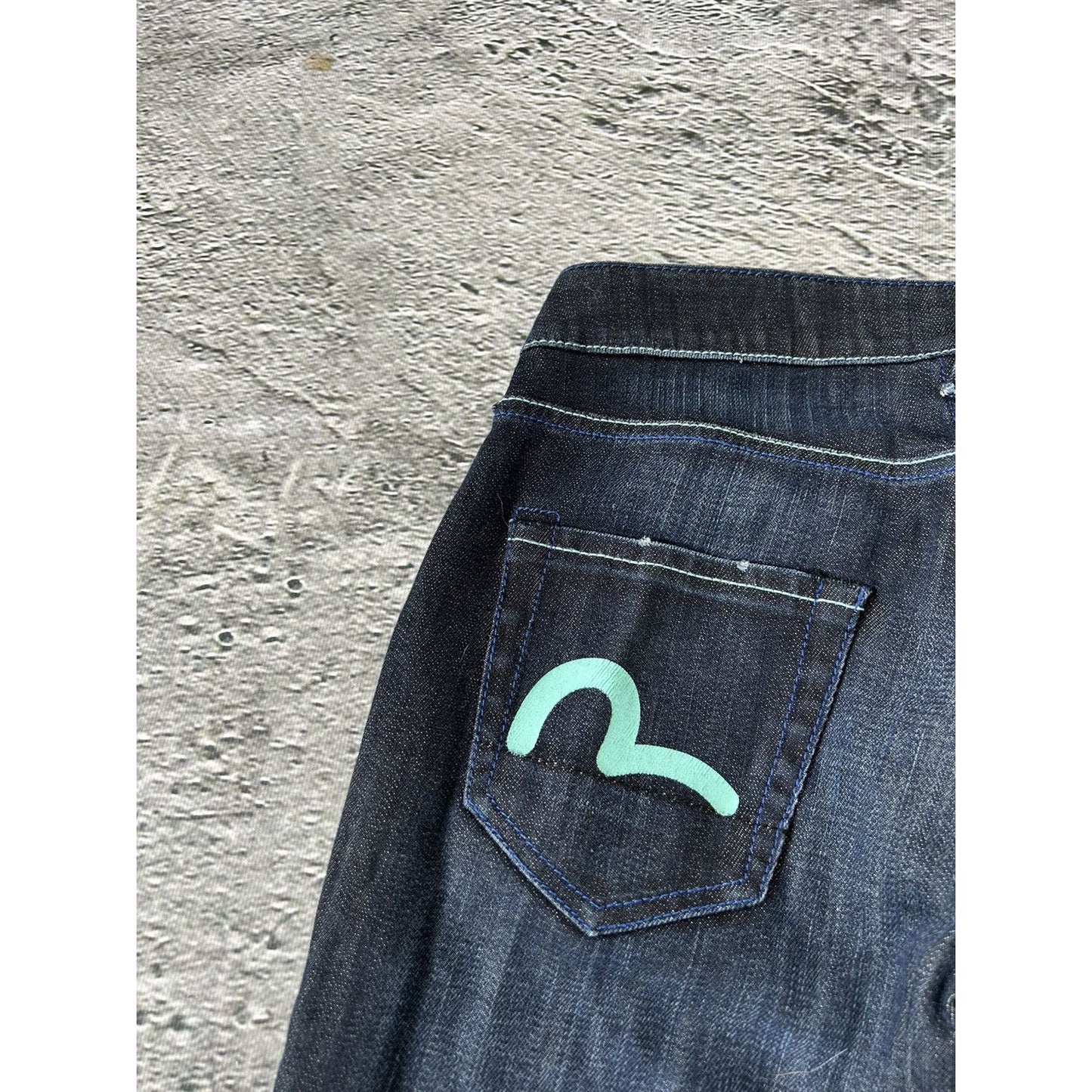 Evisu EU ED jeans vintage slim Geisha Y2K