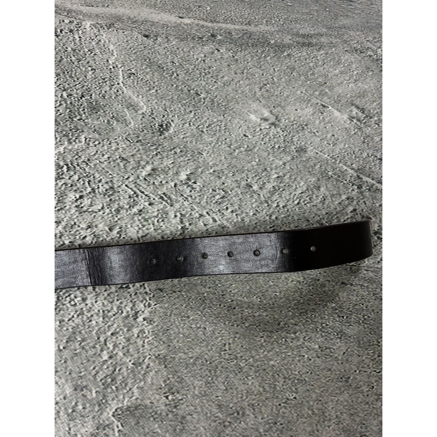 Pelle Pelle belt leather big buckle gold rhinestones Y2K