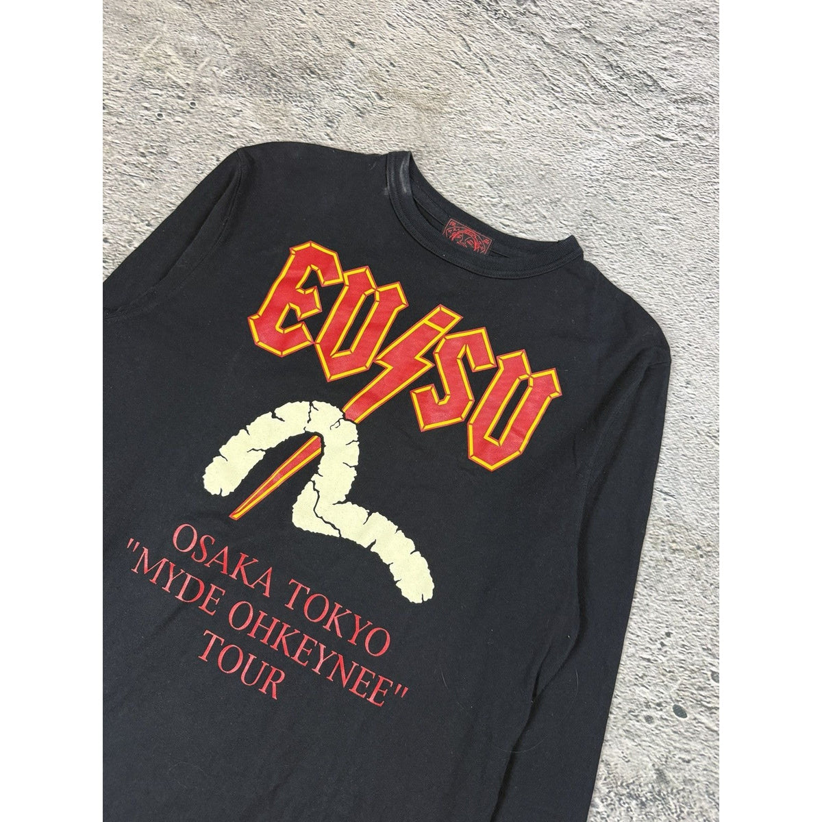 Evisu AC/DC longsleeve vintage black t-shirt
