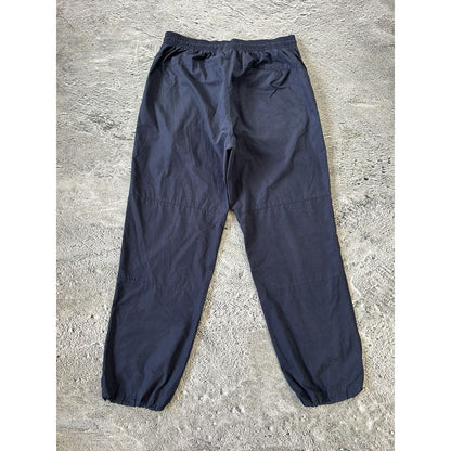 Adidas vintage navy nylon track pants baggy small logo 2000s