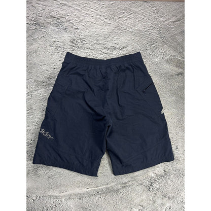 Adidas shorts navy blue cargo nylon pants Y2K