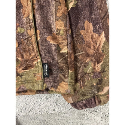 Realtree Camouflage fleece full zip vintage