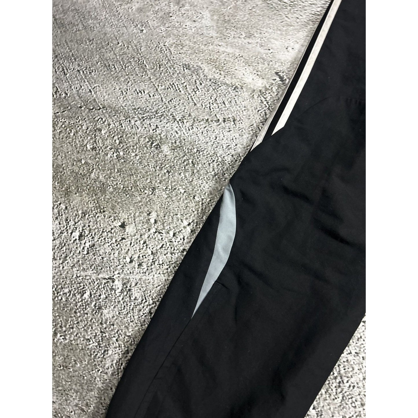 Adidas vintage grey nylon track pants drill Y2K