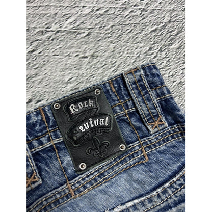 Rock Revival vintage blue jeans Y2K flared