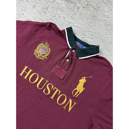 Chief Keef Polo Ralph Lauren T-shirt burgundy Houston