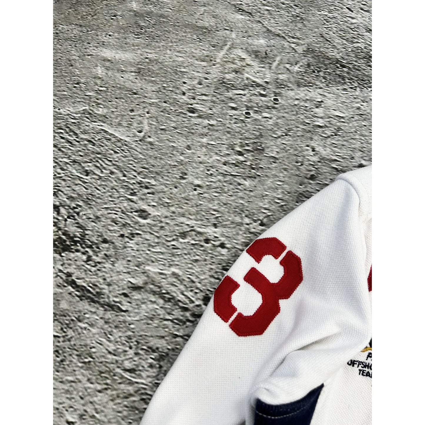 Chief Keef Polo Ralph Lauren zip sweatshirt white USA
