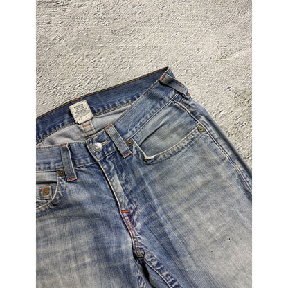 True Religion jeans vintage denim pants blue distressed